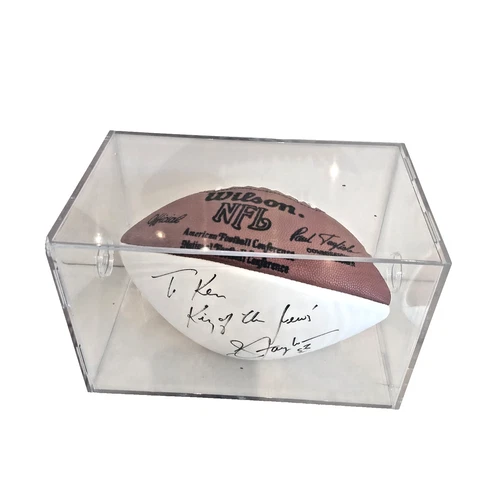 Lawrence Taylor LT Auto Signed NFL Official Wilson AFC/NFC Football NY Giants