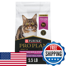 Purina Pro Plan Sensitive Skin  Stomach Dry Cat Food - Turkey  Oat Meal Formul