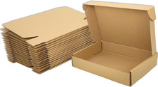 8X6X2 Shipping Boxes Set of 25, Brown Mailer Corrugated Cardboard Box