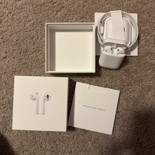 Apple AirPods 1st Generation In-Ear Headsets with Charging Case - White