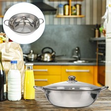  Batterie De Cuisine Induction Cuisiniere Pot À Soupe Avec Couvercle Cocotte