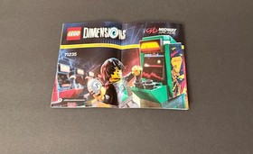 LEGO Dimensions Midway Arcade Gamer Kid Arcade Level Pack 71235 Complete Tested!