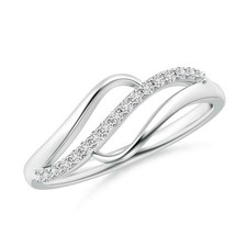 White Topaz Gemstone New Eternity Crown Chakra Ring Jewelry Sterling Silver US 7