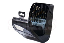 Shars 15Pcs HSS 6542 1/16-1/2" By 32nds Jobber Drill Set Increased 2.62 Time