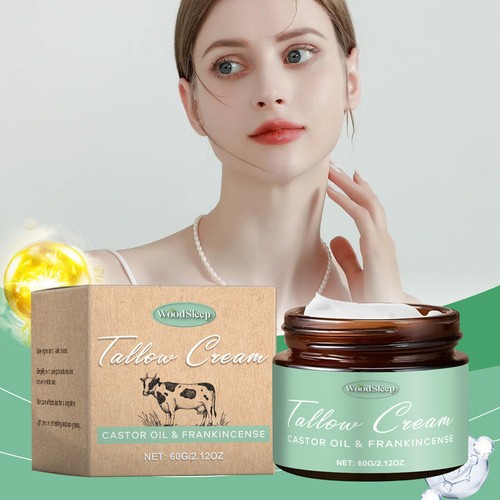 Grass-fed Beef Tallow with Frankincense & Castor Oil, Organic Tallow Moisturizer - Picture 6 of 17
