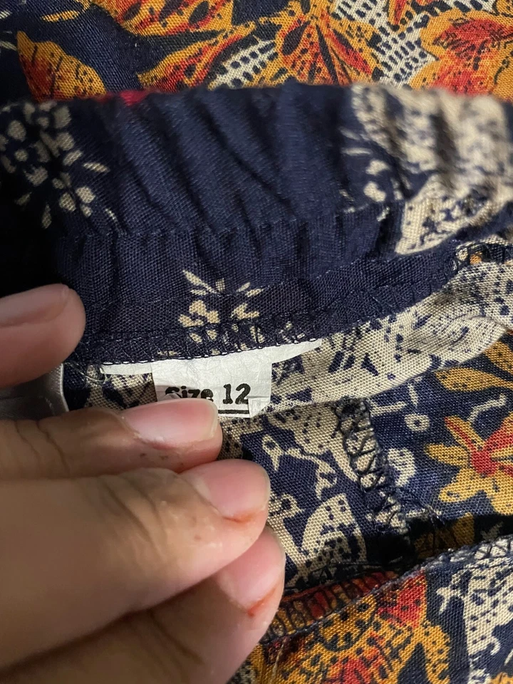 Falda Vintage Bobbie Brooks Mujer Talla 12 Floral Cottagecore Pradera Mod Años 90 Foto 4 de 4