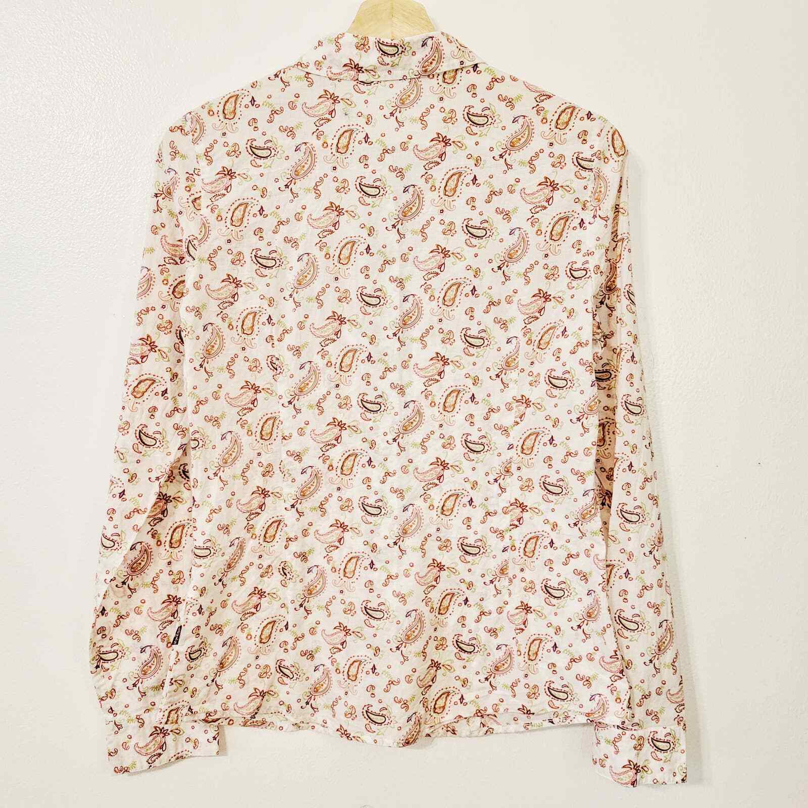 Levi's Western Button-Down Blouse M - image 11