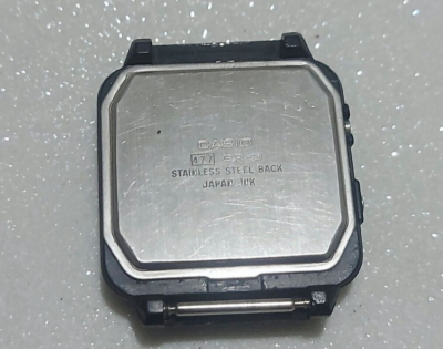 Vintage Casio Game Watch GR-3 Moon Fight Robot Module 477 Case