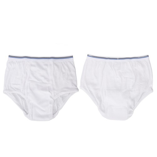 Mens Incontinence Briefs Incontinence Underwear Cotton Washable Incontinence HR6 - Picture 7 of 22