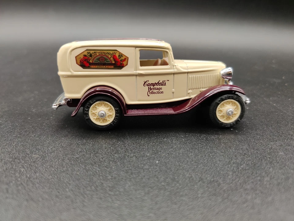 ERTL CAMPBELL'S 125 YRS DIE CAST METAL 1932 FORD PANEL TRUCK B625  1/43 SCALE - Image 3 of 4