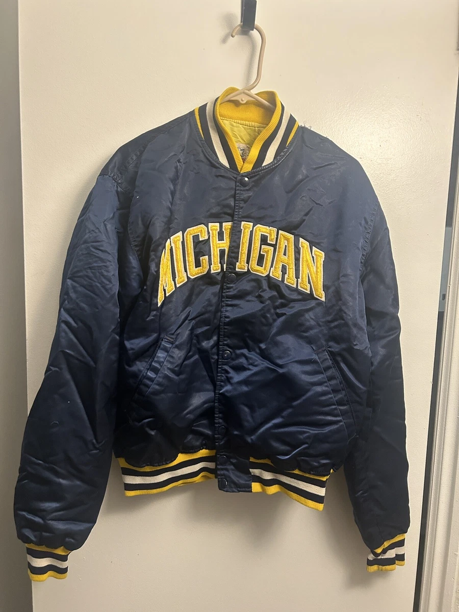 Michigan wolverines bomber jacket top