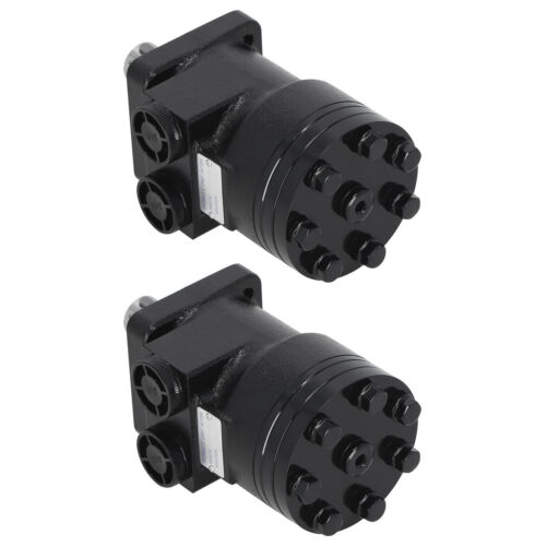 2Pcs Hydraulic Gerotor Motor 101-1001 1011001 For Eaton Char-Lynn H Series Black