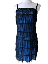 Mini Coctail Blue Dress Women's One size Stretch Pre-owned 