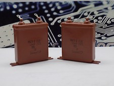 2x MBGP-2 3.9uF 200V 10 PIO Capacitors -2 NOS Made in USSR