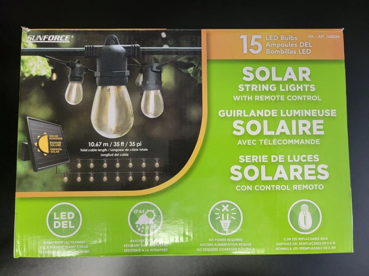 Costco patio on sale lights solar