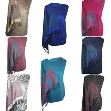 Designer Floral Paisley Shawl Scarf Wrap Pashmina Warm Soft SilkyTouch Gift