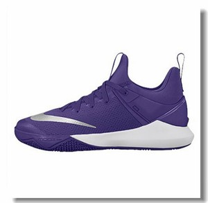 purple nike zoom basketball shoes