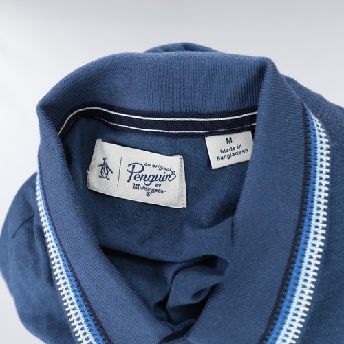Original Penguin Mens Polo Shirt Sargasso Sea Blue Size NWT - Picture 19 of 32