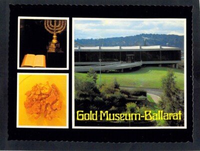 E8810 Australia V Ballarat Gold Museum NCV postcard