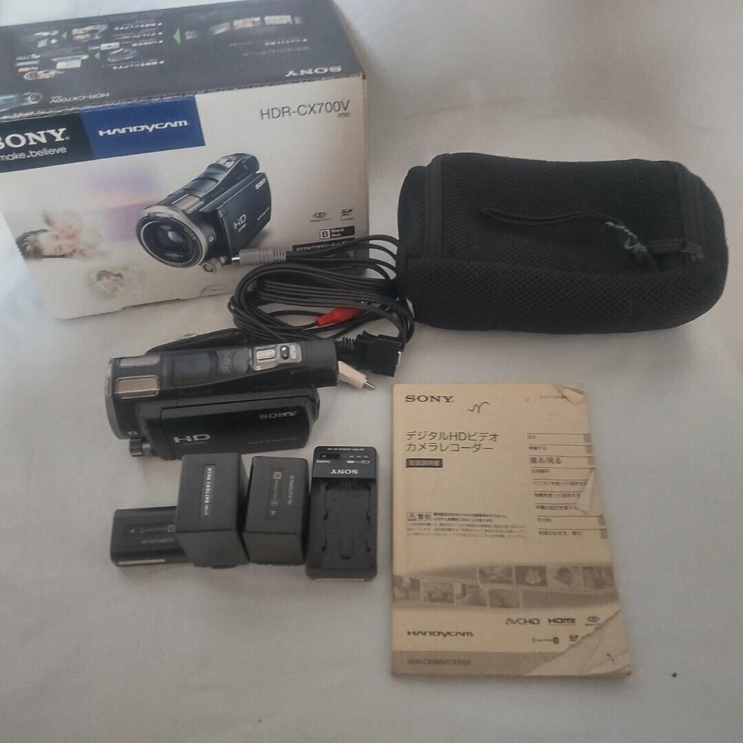 Sony Handycam HDR-CX700V Black 12.3MP 10x Zoom Digital HD Sony Handycam HDR-CX700V Black 12.3MP 10x Zoom Digital HD