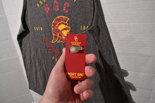 NCAA Ladies USC Trojans Tank Top Shirt by SC Trojan apparel Size Med New W Tags - Picture 3 of 5