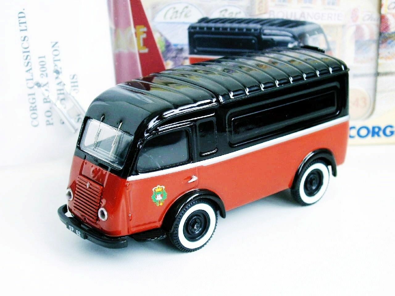 Renault 1000kg fourgon tôle Sapeurs Pompiers Paris 1/43 véhicule miniature rouge
