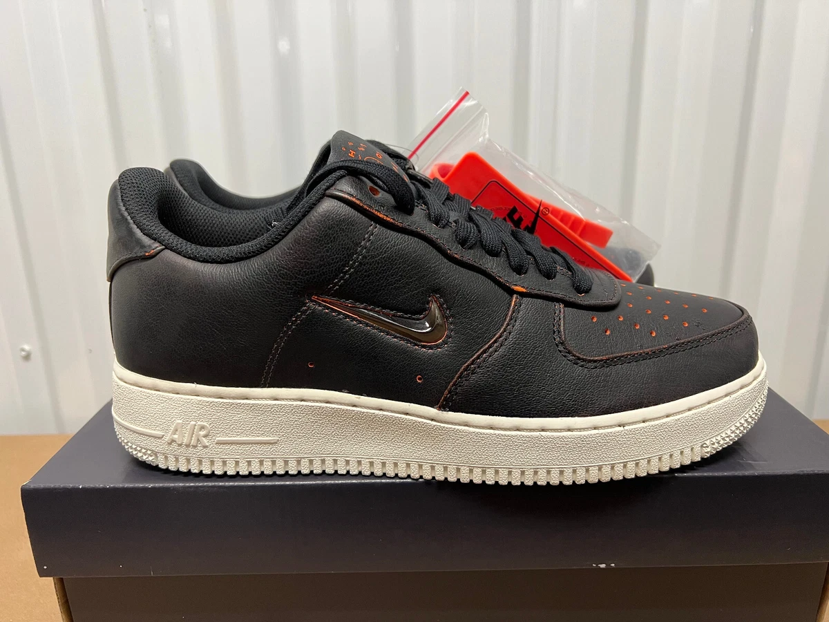 Nike air force hot sale 1 black size 8
