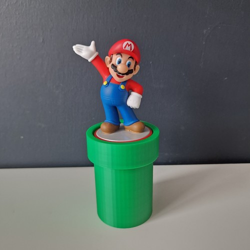 Amiibo Figure Mario Warp Pipe Display Stand Riser / Nintendo Switch Game Storage - Picture 12 of 17