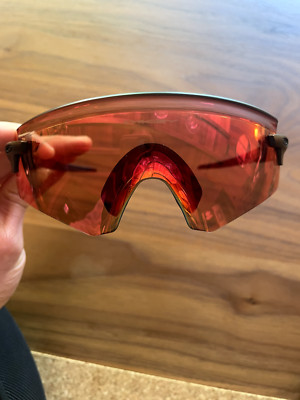 Oakley ENCODER Sunglasses Matte Red Colorshift PRIZM Trail Torch Used Good Condi