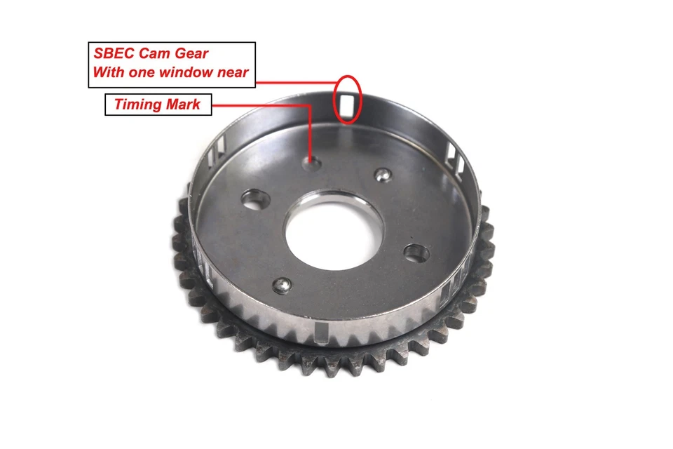 Kit de cadena de distribución (engranaje de leva SBEC) 00-04 Chrysler Sebring Dodge Intrepid Stratus Foto 2 de 4