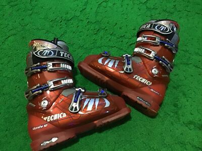 Tecnica Vento 10 Ski Boots Men's US 8.5 260-265 Red 304mm Downhill Skiing Dryer
