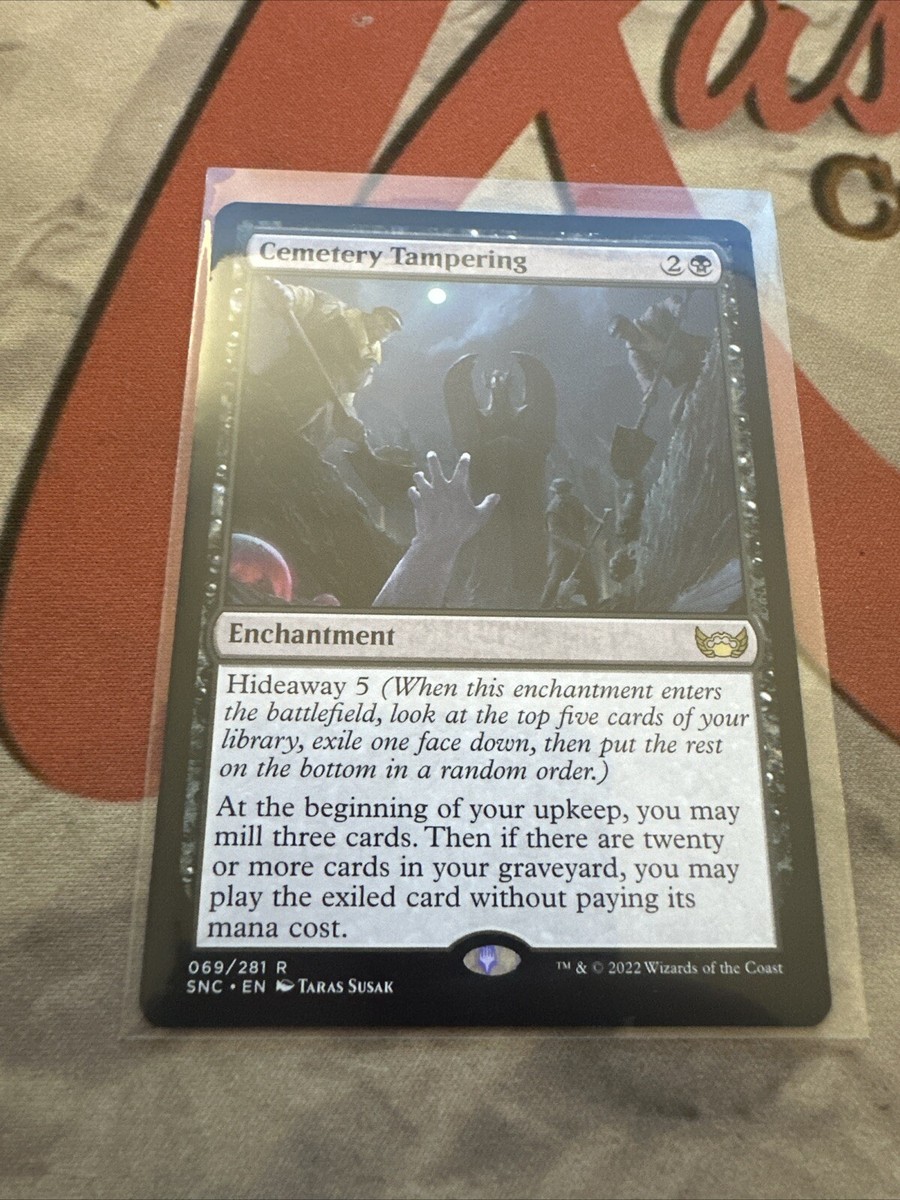 MTG Cemetery Tampering Streets of New Capenna 069/281 Regular Rare | eBay MTG Cemetery Tampering Streets of New Capenna 069/281 Regular Rare | eBay