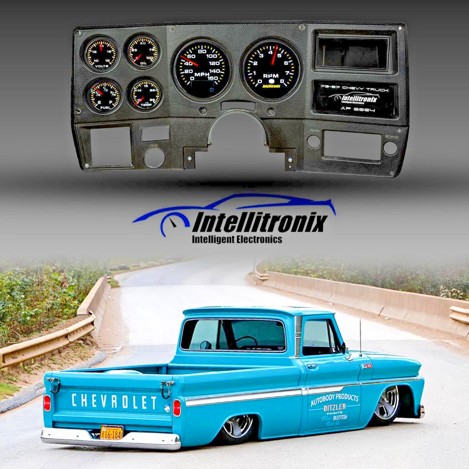 1967-1972 Chevy Truck Digital Dash Panel Gauge Cluster RED LEDs Made In The US - Foto 8