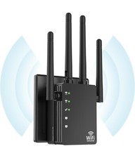 Dual Band WiFi Extender Signal Booster with Ethernet Port, WiFi Extender