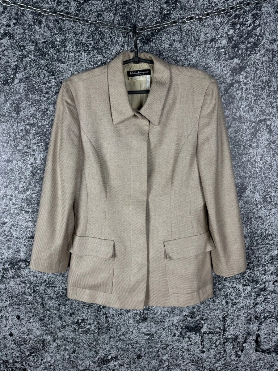 Salvatore Ferragamo Coats, Jackets & Vests for Silk Outer Shell
