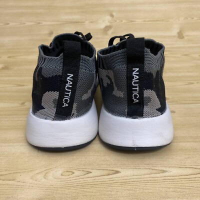 NAUTICA Camouflage Camo Zyla Knit Slip On Sneakers 7.5 Lace