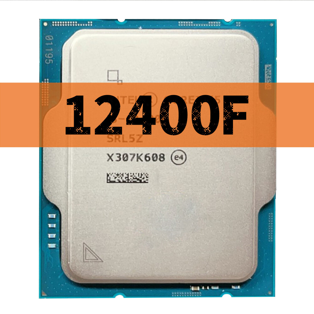 i5-12400F SRL4W SRL5Z 2.5GHz 6C/12T 18MB 65W LGA1700 for 600/700