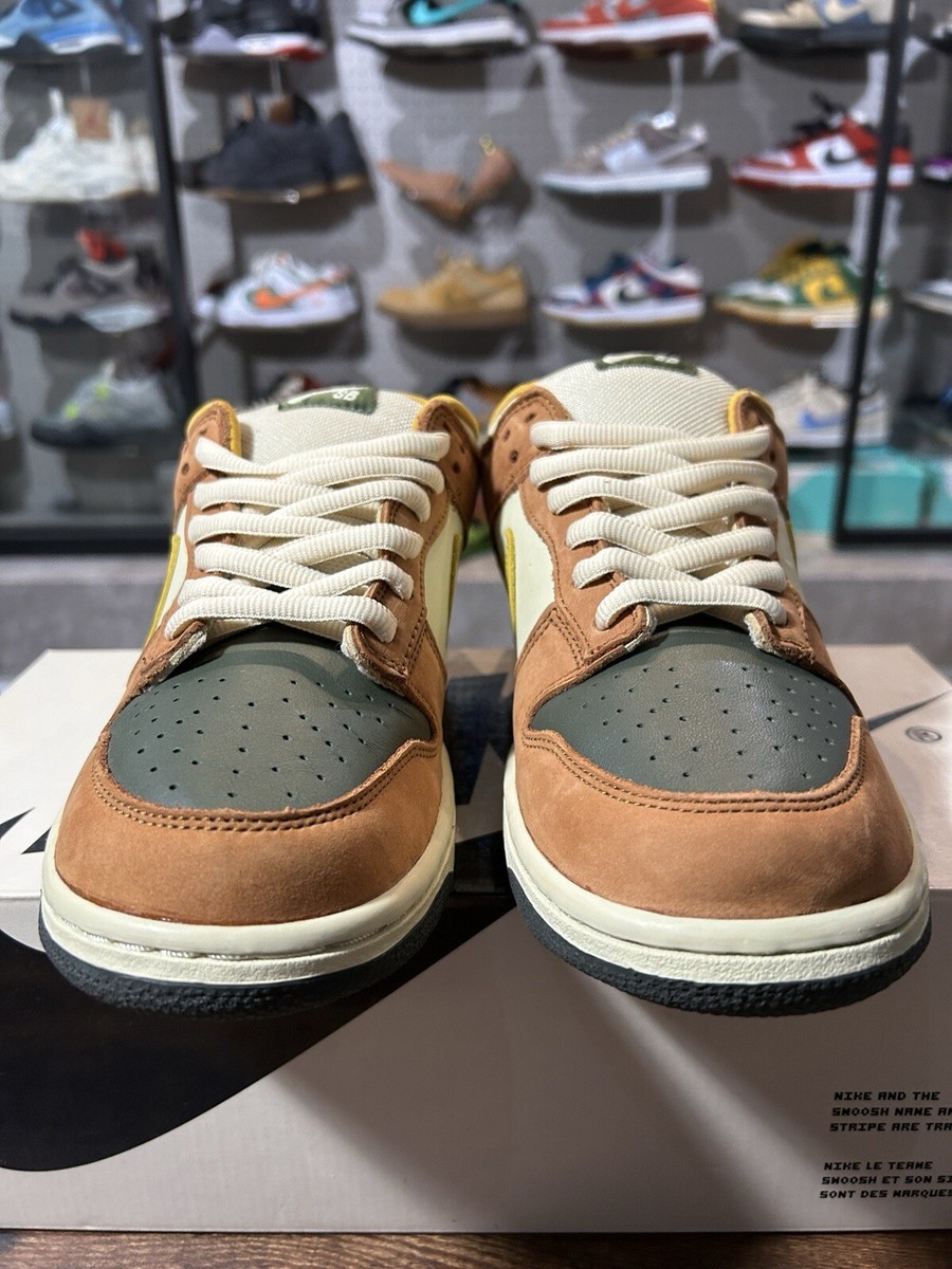 Size 10 - Nike Dunk Pro SB Low Vapor Mineral Yellow
