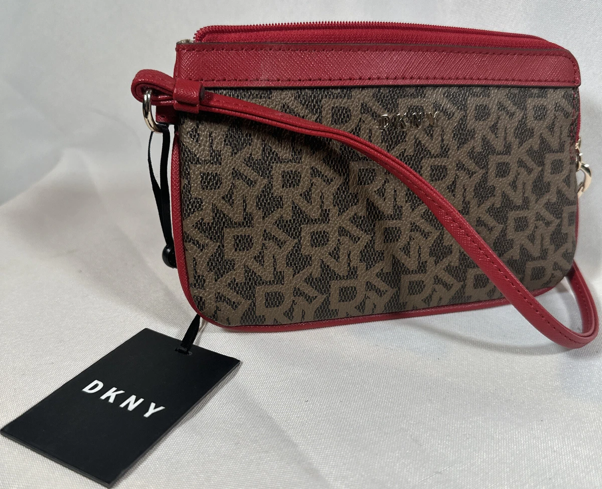 Dkny burgundy purse sale