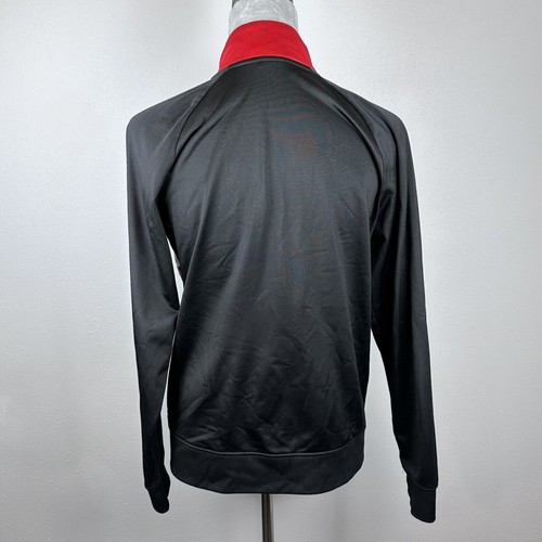Nike Jordan Youth XL Full-Zip Track Jacket – Black & Red, Basketball Track Style - Picture 6 of 12