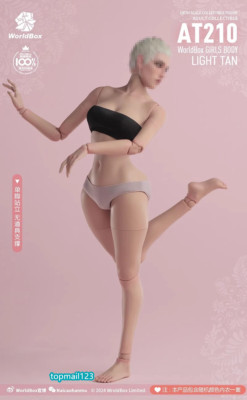 Worldbox AT210 1/6 Suntan Flexible Bee Waist Joint Body For 12'' Female Figure