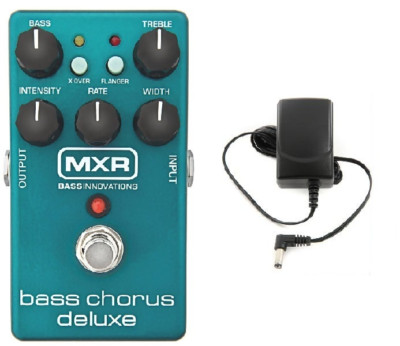 MXR DUNLOP BASS CHORUS DELUXE PEDAL M83 ( FREE POWER SUPPLY ADAPTER ) M-83
