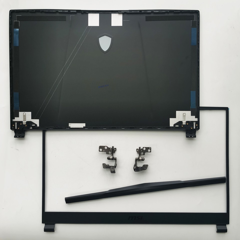 Cover Lcd E Cerniere MSI GE75 Raider 8SG MS-17E1 Coperchio Posteriore LCD Per MSI GE75 Raider 8SG/8SF/8RE/8RF - Include Cerniere, Colore Nero Cover Posteriore MSI GE75 - Foto 8