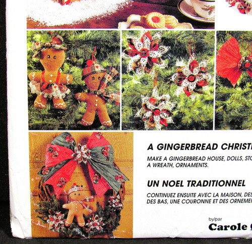 Gingerbread Christmas Boys Girls Dolls Stocking House Patterns Uncut McCalls 231 - Picture 2 of 5
