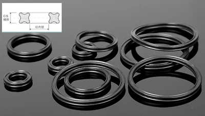 New 10pcs QR-36.09*3.53mm Cylinder sealing ring X type sealing ring - Bild 1 von 4