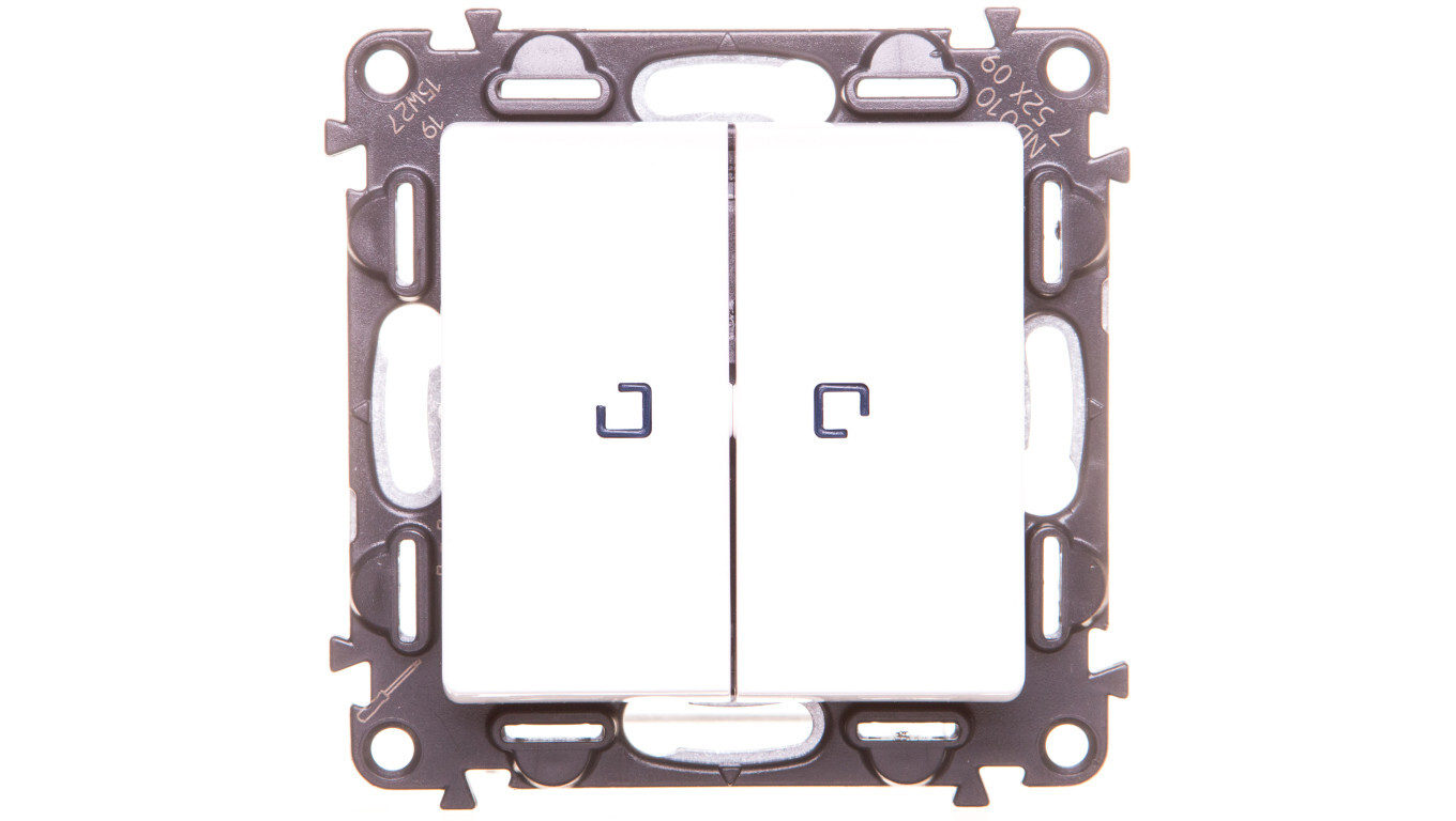 VALENA LIFE Illuminated stair switch, white 752109 /T2UK