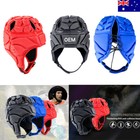 Sports Headguard Cap Head Protector Goalkeeper Football Helmet Protector Gear