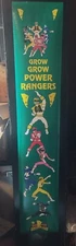 Mighty Morphin Power Rangers Growth Chart/Poster  Vintage 1995 MMPR Saban