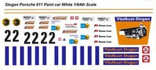  22 Vastkust Stugen Porsche Carrera RSR EGTC 1976 1/64 HO DECALS