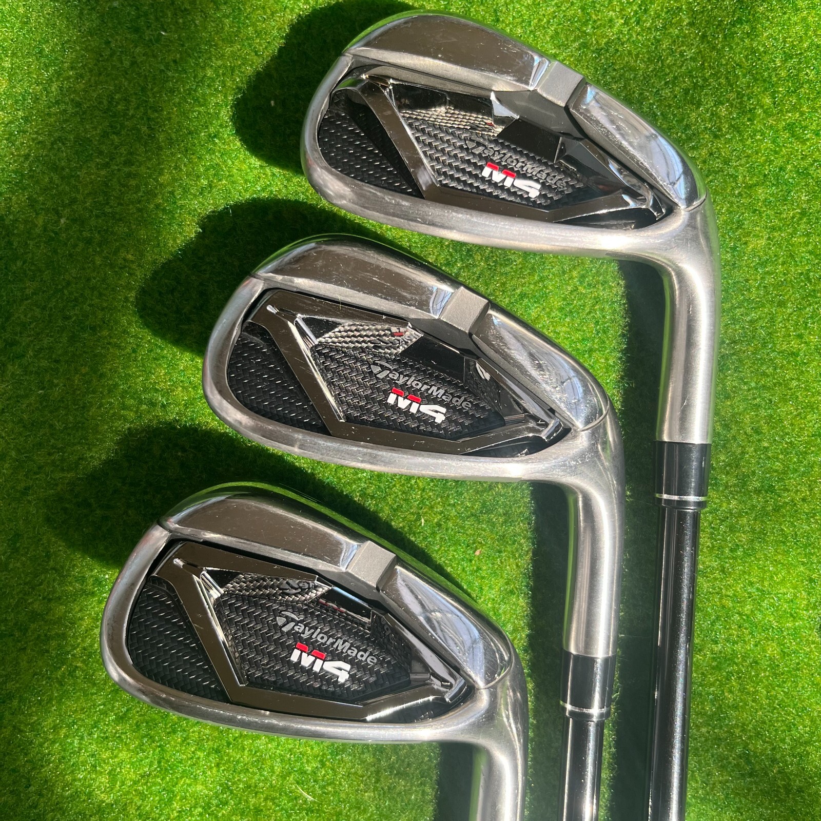 TaylorMade M4 Iron Set 59+Pw 6pc RH Fujikura Atmos Red Graphite Flex Stiff eBay